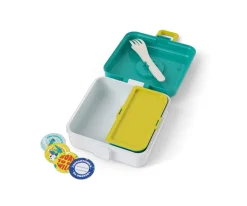 Outlet Caja Almuerzo Snacky Azul Dino Cajas De Almuerzo|Fiambreras Infantiles