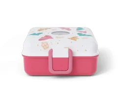 Sale Caja Almuerzo Snacky Rosa Birds Fiambreras Infantiles|Cajas De Almuerzo