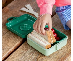 Sale Caja Almuerzo Snacky Verde Forest Fiambreras Infantiles|Cajas De Almuerzo