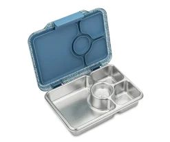 Caja Almuerzo Pret Acero Paris Blue 4 Compartimentos Comer Al Aire Libre|Cajas De Almuerzo