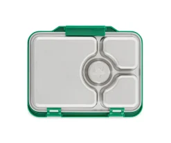 Caja Almuerzo Pret Acero Verde 4 Compartimentos Cajas De Almuerzo|Comer Al Aire Libre