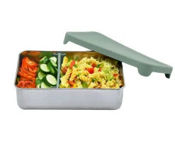 Fiambreras Infantiles^Melii Caja Bento de Acero Inoxidable Sage