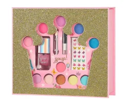 Best Caja Cosméticos Infantiles Crown Niños Pintura De Uñas, Brillos Y Tattoos|Manualidades Para Niños