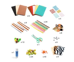 Online Caja Creativa Crea Animales de la Jungla Niños Juguetes Niños 5 Años|Manualidades Para Niños