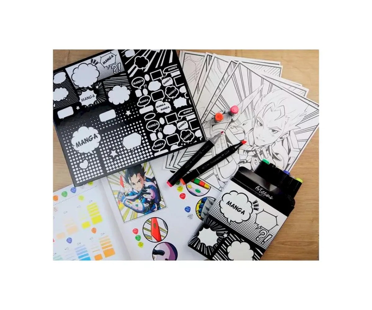 Manualidades Para Niños^Sycomore Caja Creativa Manga Boy