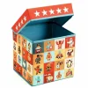 Best Caja de Almacenamiento Con Asiento Estrellas Niños Organizadores De Juguetes|Organizadores