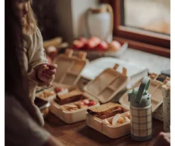 Discount Caja de Almuerzo 3 Compartimentos Scandi Floral Cajas De Almuerzo|Fiambreras Infantiles