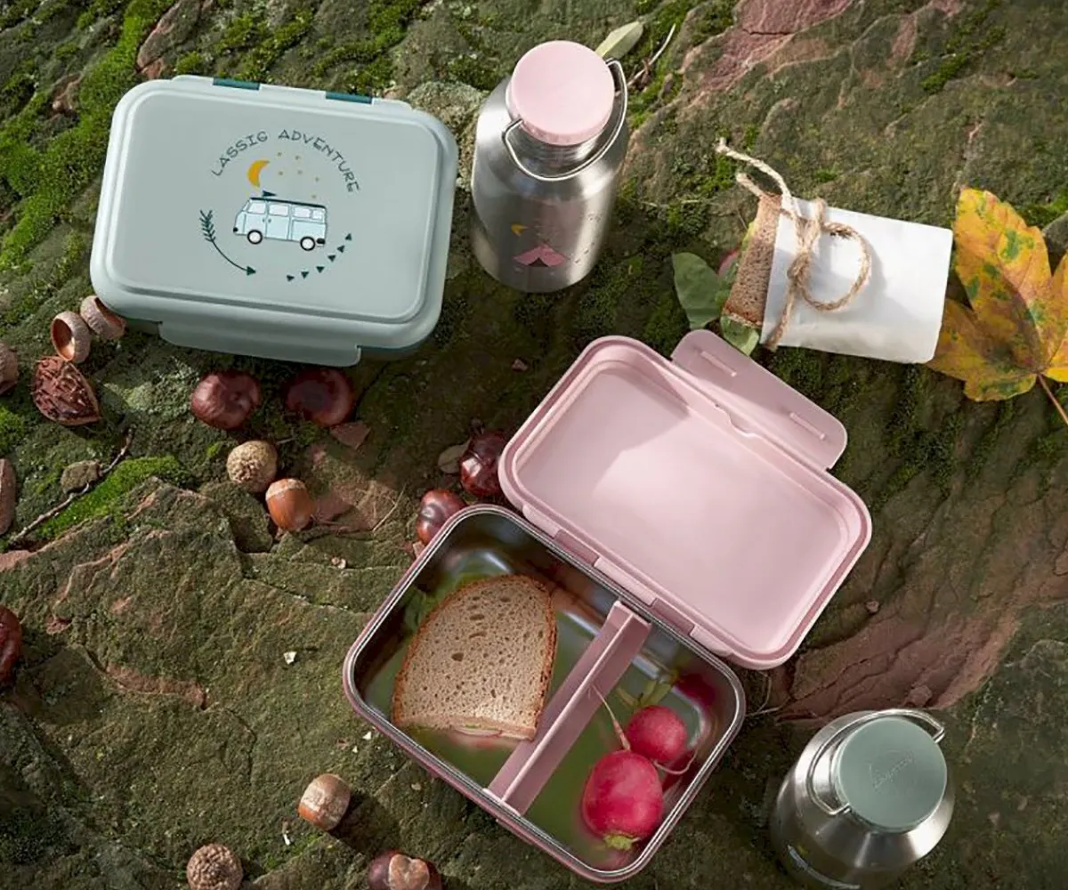 Cajas De Almuerzo^Lassig Caja de Almuerzo Acero Adventure Tipi