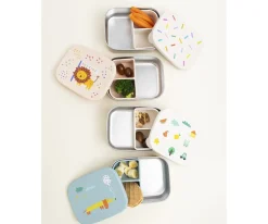 Cajas De Almuerzo^The Cotton Cloud Caja de Almuerzo Acero con Separador Extraíble Confetti