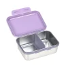Fiambreras Infantiles^Lassig Caja de Almuerzo Acero Little Gang Heart Lilac