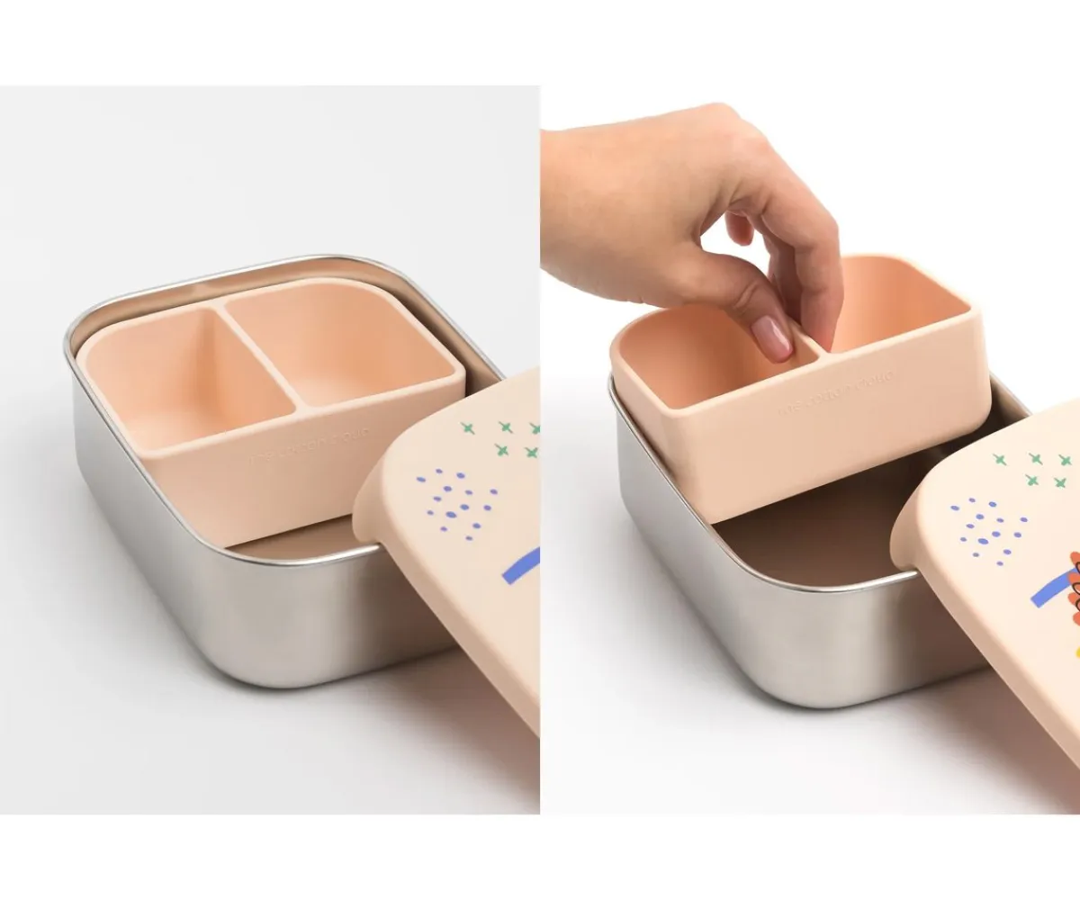 Cajas De Almuerzo^The Cotton Cloud Caja de Almuerzo Acero Origami