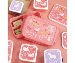 Fiambreras Infantiles^A Little Lovely Company Caja de Almuerzo Bento Fun