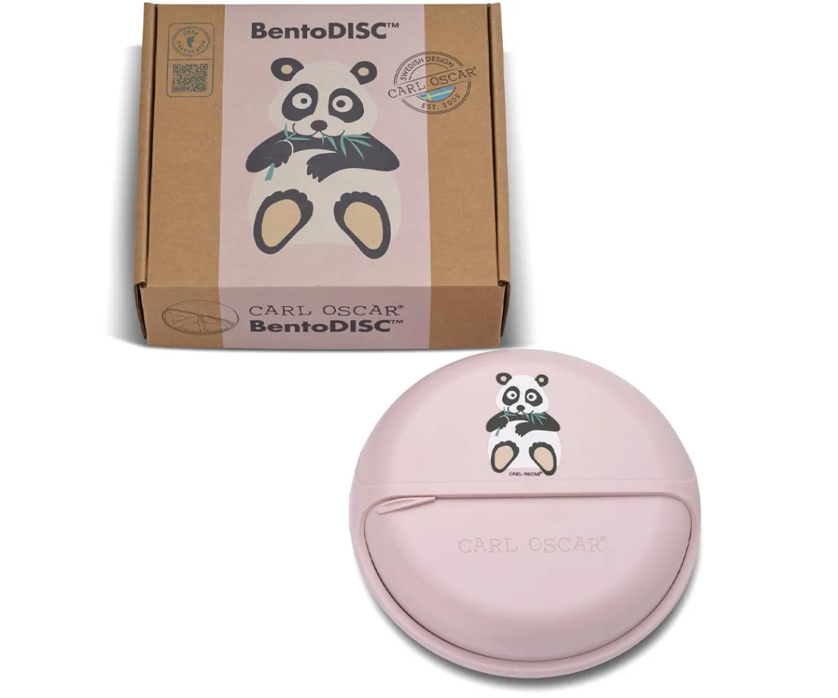 Fiambreras Infantiles^Carl Oscar Caja de Almuerzo BentoDisc Pink Panda