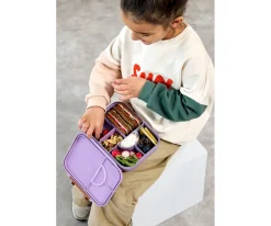 Cajas De Almuerzo^Lassig Caja de Almuerzo Compartimentos Bento Heart Lilac
