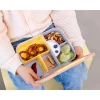 Fiambreras Infantiles^Lassig Caja de Almuerzo Compartimentos Bento Pattern Party Rose/Lilac