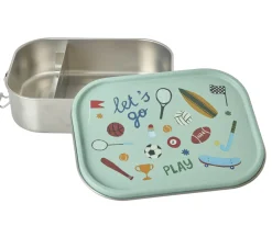 Hot Caja de Almuerzo Grande de Acero Sports Verde Fiambreras Infantiles|Cajas De Almuerzo