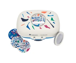 Best Caja de Almuerzo MB Gram Catimini Blue Terrazo Fiambreras Infantiles|Cajas De Almuerzo