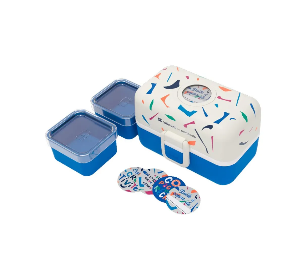 Online Caja de Almuerzo MB Tresor Catimini Blue Terrazo Fiambreras Infantiles|Cajas De Almuerzo
