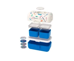 Online Caja de Almuerzo MB Tresor Catimini Blue Terrazo Fiambreras Infantiles|Cajas De Almuerzo