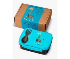 Clearance Caja de Almuerzo N'ice Box Kids Jirafa Turquoise Fiambreras Infantiles|Cajas De Almuerzo