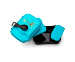 Clearance Caja de Almuerzo N'ice Box Kids Jirafa Turquoise Fiambreras Infantiles|Cajas De Almuerzo