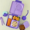 Fiambreras Infantiles^Omie Caja de Almuerzo Snack Violeta