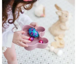 Clearance Caja de Almuerzo Snackie® Bunny Dusty Rose Fiambreras Infantiles|Cajas De Almuerzo