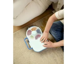 Caja de Almuerzo Spinner 2 in 1 Lunchox Blueberry Blue Cajas De Almuerzo|Fiambreras Infantiles