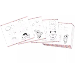 Outlet Caja Dibujo Creativo 20 Modelos Kawaii Niños Manualidades Para Niños|Juguetes Niños 6 Años