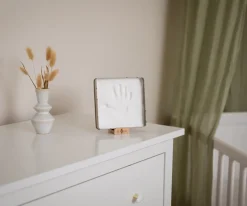 Outlet Caja Huella de Bebé Cuadrada Jolis Coeurs Regalos Para Bebés|Regalos Para Papá