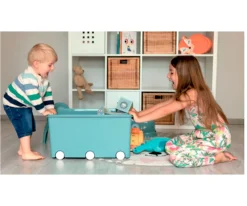 Online Caja Multifunción Turquesa Mobiliario Infantil|Organizadores