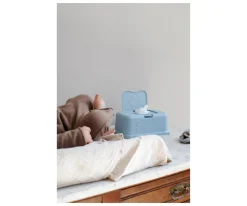 Porta Toallitas^Funkybox Caja Toallitas Azul Caballito de Mar