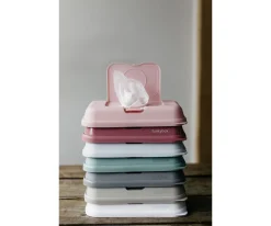 Porta Toallitas^Funkybox Caja Toallitas ToGo Blanca Estrellitas