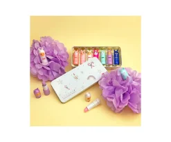 Hot Cajita 7 Bálsamos Labiales Pompón Edición Limitada Navidad Niños Pintura De Uñas, Brillos Y Tattoos|Adornos Y Decoración Navidad