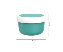 Discount Cajita para Fruta Campus Turquesa Croc Cajas De Almuerzo|Fiambreras Infantiles