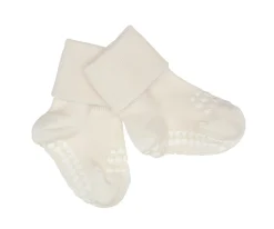Best Calcetines Suela Antideslizante Bambú Off White Calcetines Suela Bebé|Gateo