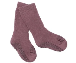 Gateo^GoBabyGo Calcetines Suela Antideslizante Algodón Misty Plum