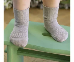 Gateo^GoBabyGo Calcetines Suela Antideslizante Bambú Forest Green