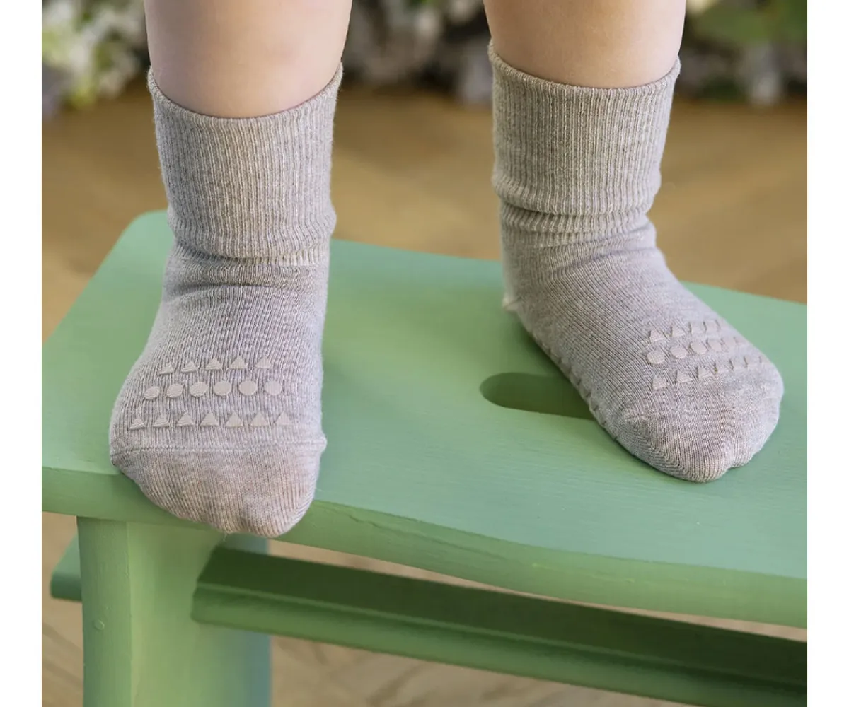 Gateo^GoBabyGo Calcetines Suela Antideslizante Bambú Forest Green