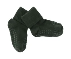 Gateo^GoBabyGo Calcetines Suela Antideslizante Bambú Forest Green