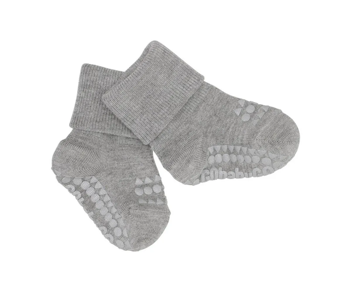 Gateo^GoBabyGo Calcetines Suela Antideslizante Bambú Grey Melagne