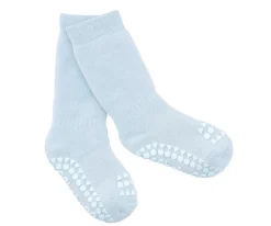 Online Calcetines Suela Antideslizante Algodón Azul Cielo Gateo|Calcetines Suela Bebé