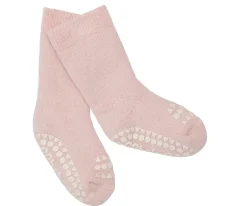Gateo^GoBabyGo Calcetines Suela Antideslizante Terry Algodón Orgánico Soft Pink