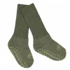 Calcetines Suela Antideslizante Lana Merino Olivine Gateo|Calcetines Suela Bebé
