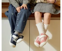 Ropa Infantil^Attipas Calzado Denim Skin Shoes Light Pink