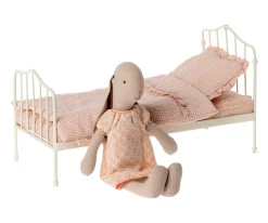 Casa De Muñecas De Madera^Maileg Cama Metal Mini Purple