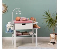 Accesorios Para Muñecas^Musterkind Cambiador de Muñecas Viola Gris/Blanco