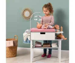 Accesorios Para Muñecas^Musterkind Cambiador de Muñecas Viola Gris/Blanco