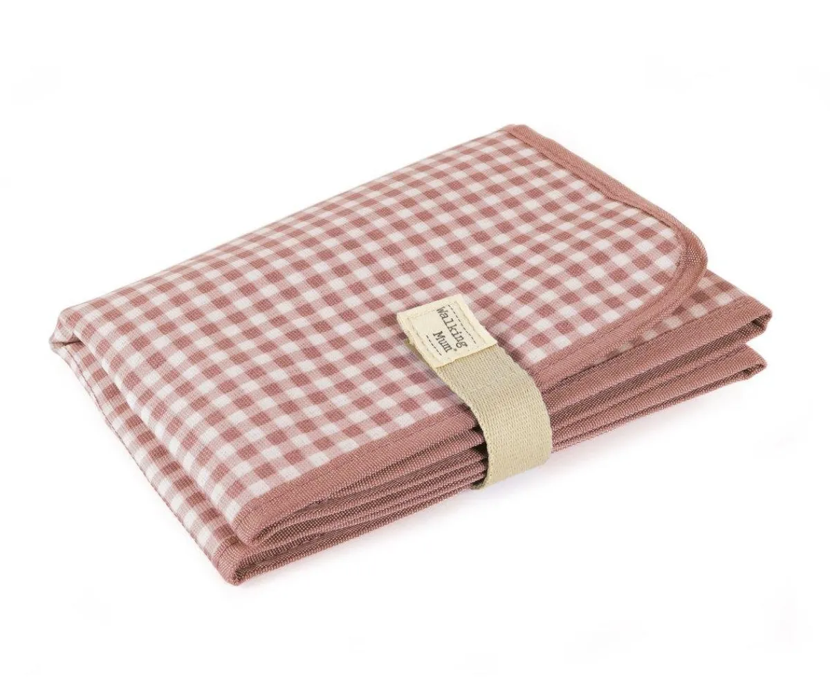 Cambiadores Para Bebés^Walking Mum Cambiador I love Vichy Rosa