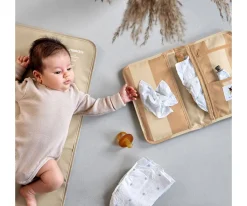 Cambiadores Para Bebés^Lassig Cambiador Portátil Beige / Camel